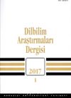 Dilbilim Araştırmaları Dergisi 2017/I