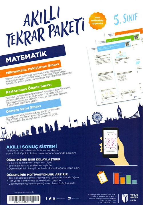 5. Sınıf Matematik Akıllı Tekrar Paketi 