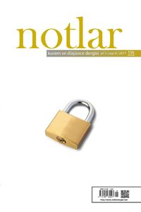 Notlar Kuram ve Düşünce Dergisi Yıl:3 Sayı:8 2017