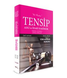 Tensip İcra ve İflas Hukuku Adli ve İdari Hakimlik Tamamı Çözümlü Çıkmış Sorular - Ümit Kaymak