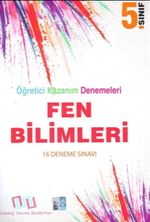 5. Sınıf Fen Bilimleri Öğretici Kazanım 16 Deneme 