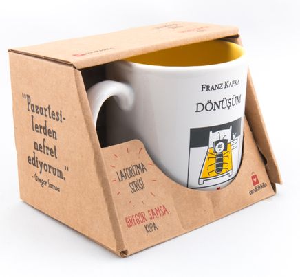 Kupa (İçi Sarı  Seramik) - Laforizma Serisi - Gregor Samsa (LFZ104)