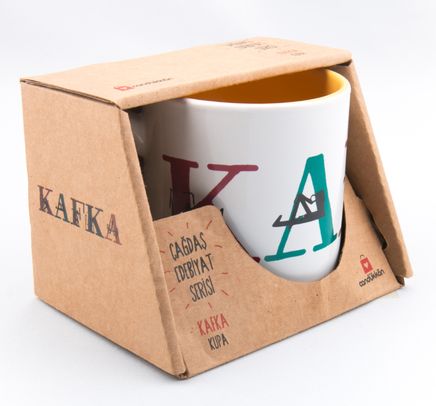 Kupa (İçi Turuncu Seramik) - Çağdaş Edebiyat Serisi - Kafka (ÇDE101)