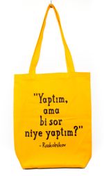 Bez Çanta Sarı Gabardin - Laforizma Serisi - Raskolnikov (LFZ305)