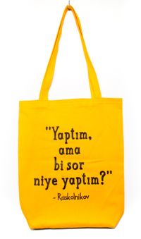 Bez Çanta Sarı Gabardin - Laforizma Serisi - Raskolnikov (LFZ305)