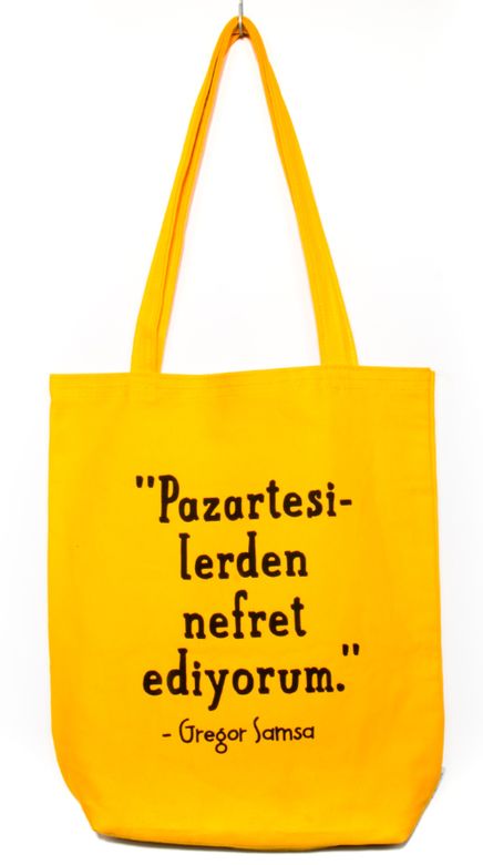 Bez Çanta Sarı Gabardin - Laforizma Serisi - Gregor Samsa (LFZ304)