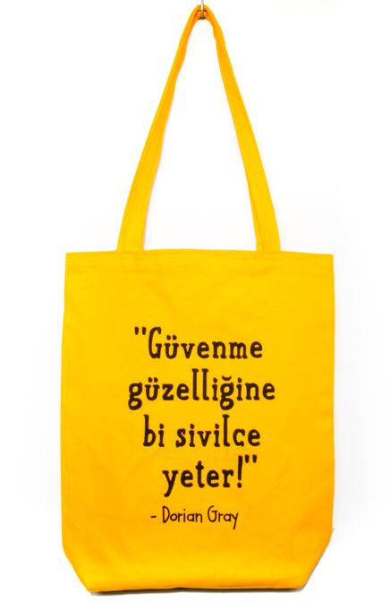 Bez Çanta Sarı Gabardin - Laforizma Serisi - Dorian Gray (LFZ303)