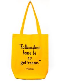 Bez Çanta Sarı Gabardin - Laforizma Serisi - Oblomov (LFZ301)