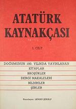 Atatürk Kaynakçası (2 Cilt) / 13-Z-199