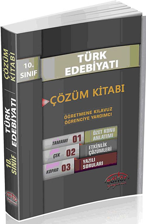 10. Sınıf Ortaöğretim Türk Edebiyatı Çözüm Kitabı