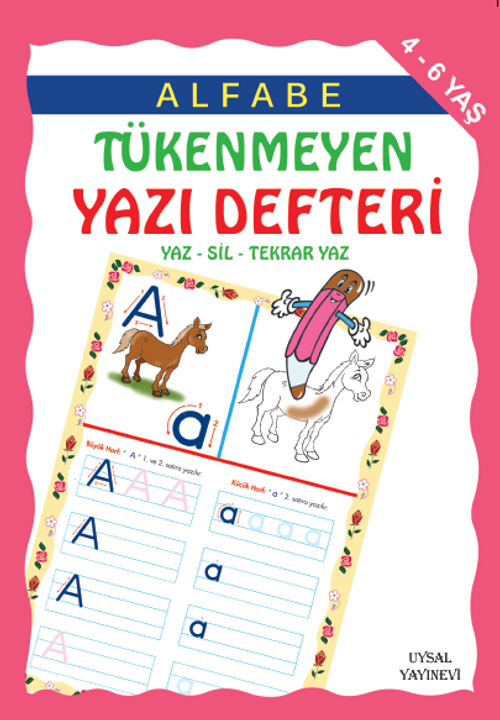 Alfabe Tükenmeyen Yazı Defteri  