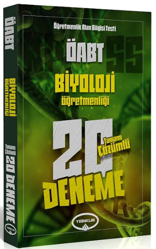 ÖABT Biyoloji Öğretmenliği Tamamı Çözümlü 20 Deneme