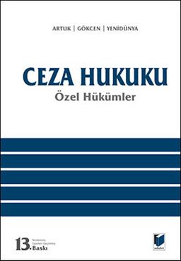 Ceza Hukuku Özel Hükümler