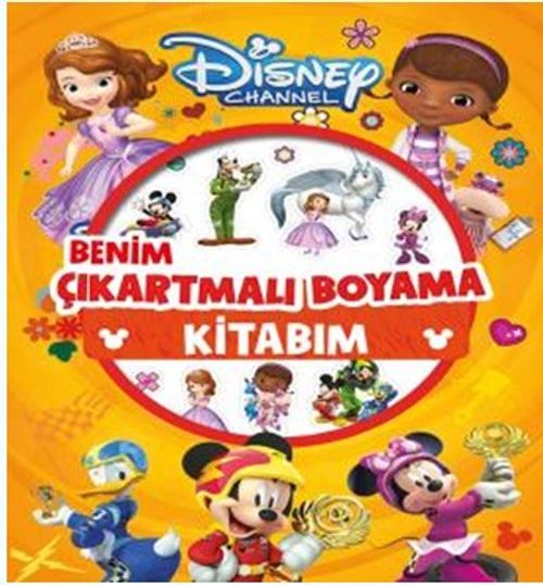 Dısney Channel Benim Çıkartmalı Boyama Kitabım