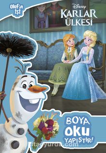 Disney Karlar Ülkesi Olaf’ın İşi Boya Oku Yapıştır