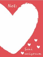 Not: Seni Seviyorum - Aşk Notları (Bloknot)