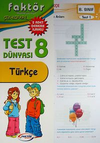 8.Sınıf Türkçe Test Dünyası & Çek-Kopar / 2 Adet Deneme İlaveli