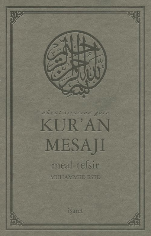Nüzul Sırasına Göre  Kur'an Mesajı Meal-Tefsir Büyük Boy Mushafsız  (Arapça Metinsiz)