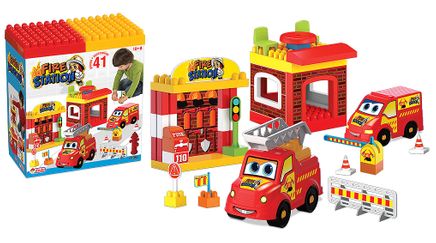 İtfaiye İstasyonu Bloklar 41 Parça (01952)