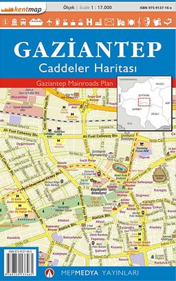 Gaziantep Caddeler Haritası