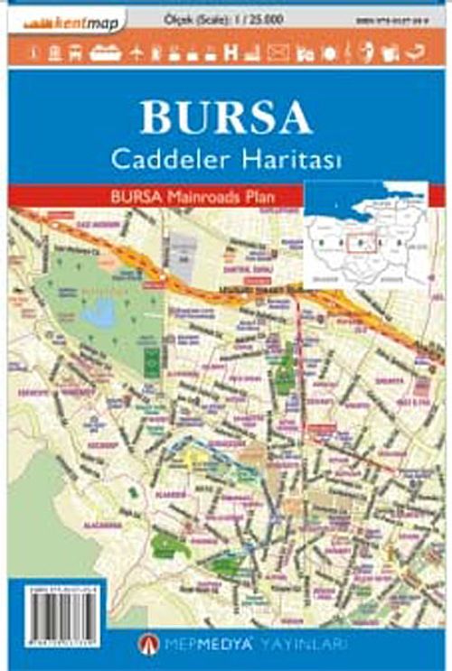 Bursa Caddeler Haritası