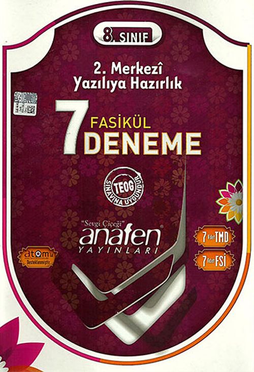 8. Sınıf 2. Merkezi Yazılıya Hazırlık 7 Fasikül Deneme