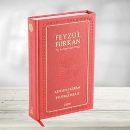 Feyzü'l Furkan Kur'an-ı Kerim ve Tefsirli Meali - Bordo (Büyük Boy - Mushaf ve Meal - Mıklepli)