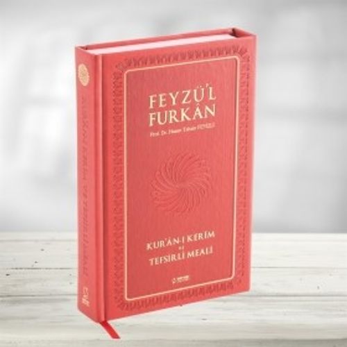 Feyzü'l Furkan Kur'an-ı Kerim ve Tefsirli Meali - Bordo (Büyük Boy - Mushaf ve Meal - Mıklepli)