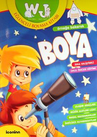 Eğlenceli Boyama Kitabı (Zeka Geliştirici-Okul Öncesi Eğitimi) & Örneğe Bakarak Boya