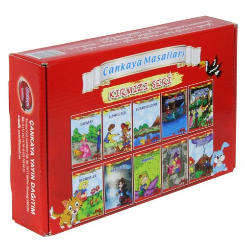 Çankaya Masalları Kırmızı Seri (10 Kitap+Soru Kitapçığı) 