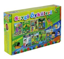 Sevgi Öyküleri Seti (8 Kitap+Soru Kitapçığı) 