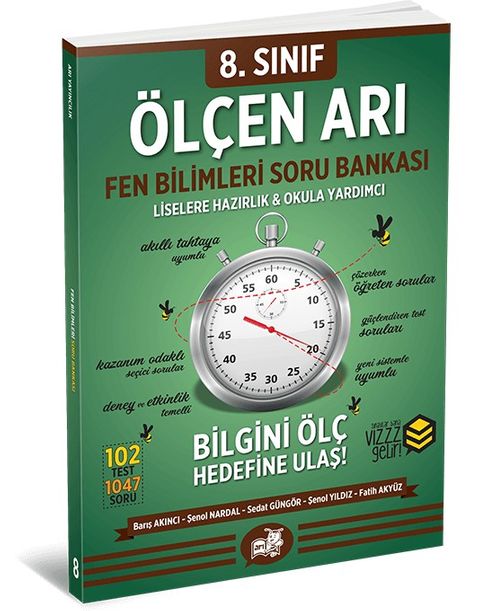 8. Sınıf Ölçen Arı Fen Soru Bankası 