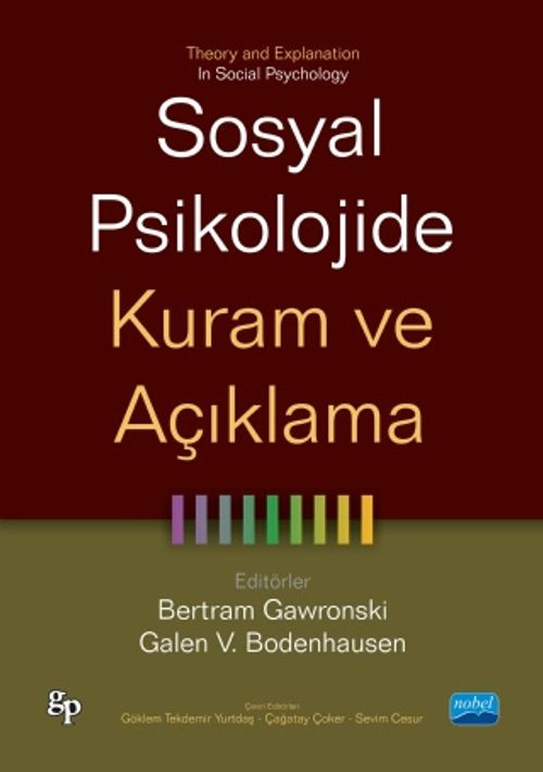 Sosyal Psikolojide Kuram ve Açıklama 