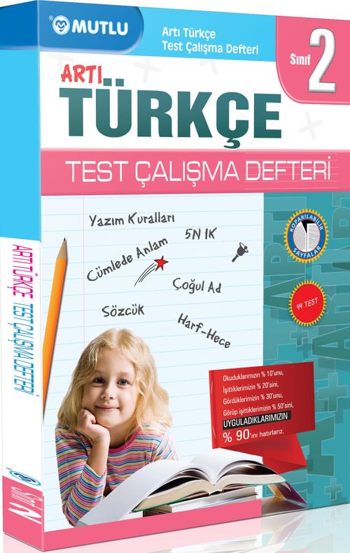 2. Sınıf Artı Türkçe Test Çalışma Defteri