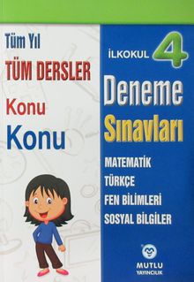 4. Sınıf Tüm Yıl Tüm Dersler Konu Konu Deneme Sınavları