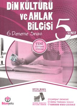 5. Sınıf Din Kültürü ve Ahlak Bilgisi 6 Deneme Sınavı 
