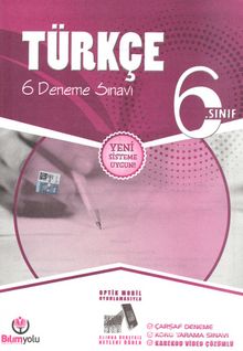 6. Sınıf Türkçe 6 Deneme Sınavı (Yeni Sistem)