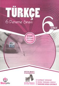 6. Sınıf Türkçe 6 Deneme Sınavı (Yeni Sistem)
