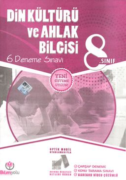 8. Sınıf Din Kültürü ve Ahlak Bilgisi 6 Deneme Sınavı (Yeni Sistem)