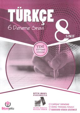 8. Sınıf Türkçe 6 Deneme Sınavı (Yeni Sistem)