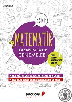 8. Sınıf Matematik Kazanım Takip Denemeleri