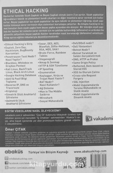 Ethical Hacking Offensive ve Defensive (Ömer Çıtak) Fiyatı