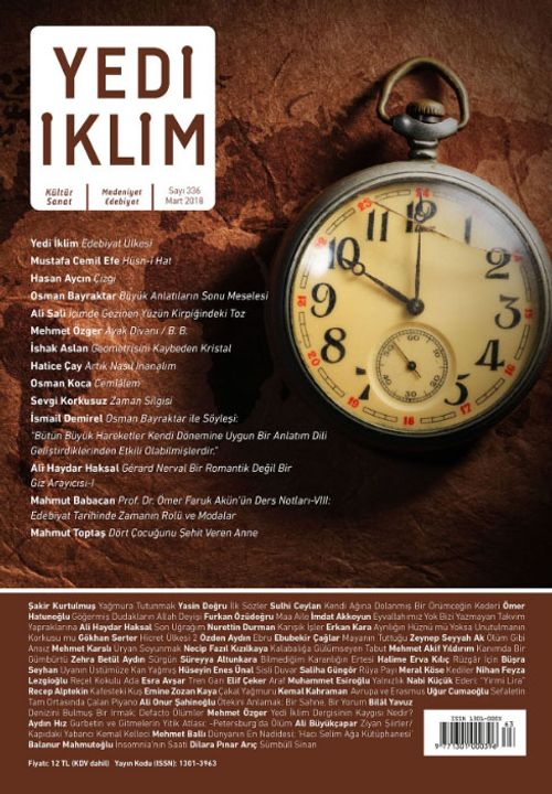 7edi İklim Sayı:336 Mart 2018 Kültür Sanat Medeniyet Edebiyat Dergisi