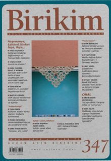 Birikim Aylık Sosyalist Kültür Dergisi Sayı:347 Mart 2018 