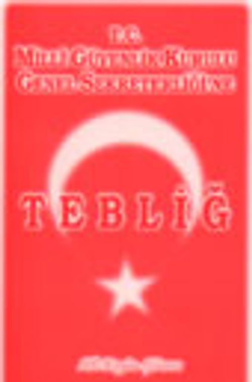 T.C. Milli Güvenlik Kurulu Genel Sekreterliği'ne Tebliğ