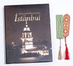 Dünya Edebiyatında İstanbul + Bambu Ayraç Motifli Baskı - Selçuklu Yıldızı + Bambu Ayraç Motifli Baskı - Turkuaz Lale