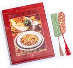 Türk Mutfağı + Bambu Ayraç Motifli Baskı - Selçuklu Yıldızı + Bambu Ayraç Motifli Baskı - Turkuaz Lale