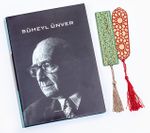 Ahmet Süheyl Ünver + Bambu Ayraç Motifli Baskı - Selçuklu Yıldızı + Bambu Ayraç Motifli Baskı - Turkuaz Lale