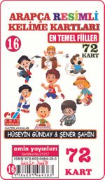 Arapça Resimli Kelime Kartları 16 En Temel Fiiler (72 Kart)