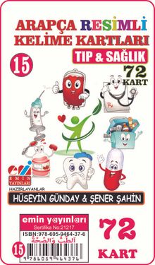 Arapça Resimli Kelime Kartları 15 / Tıp - Sağlık